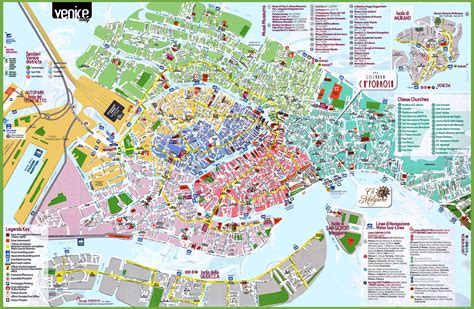 venice tourist map